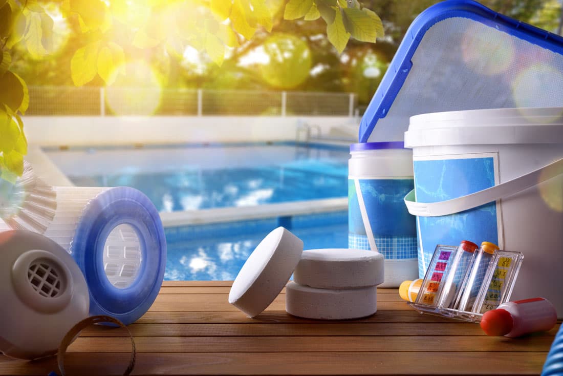 Productos para mantenimiento de piscina